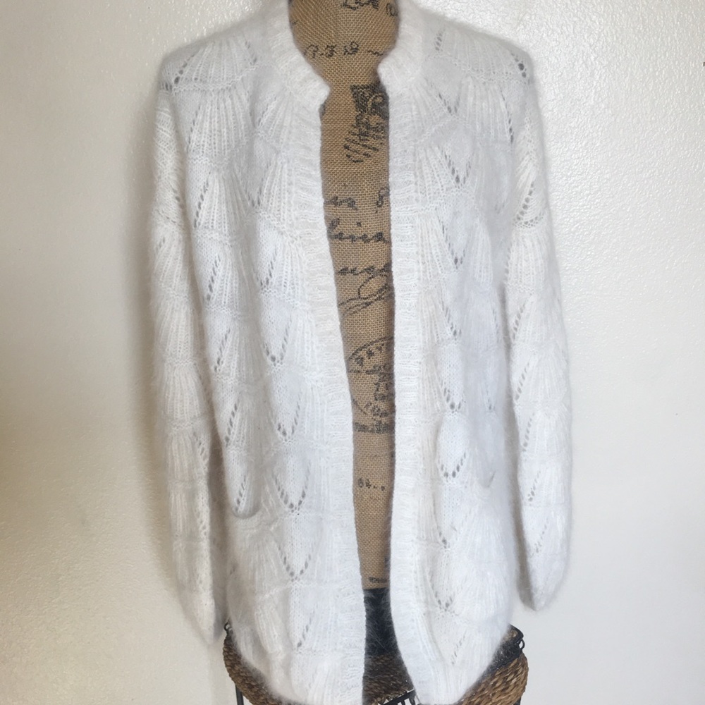 Peruvian Connection open front cardigan sweater